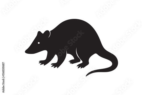 Possum silhouette.
