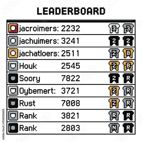 Pixel Art Leaderboard: Top Player Rankings & Competition