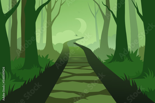 trees in the forest