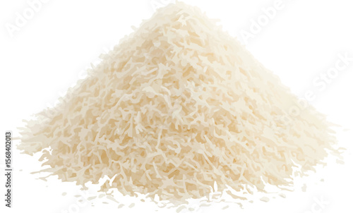 shredded coconut flakes