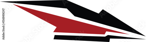 vector simple sticker background design for car or bike body