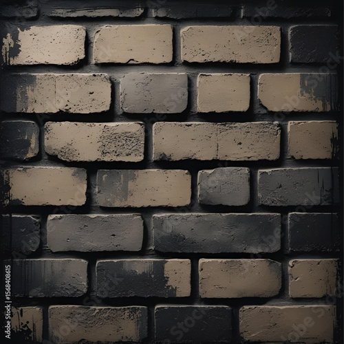 Dark & Light Brick Wall Texture:  A Versatile Background