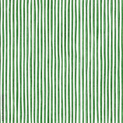Vertical Mint Green Watercolor Pattern with Stripes for Backgrounds