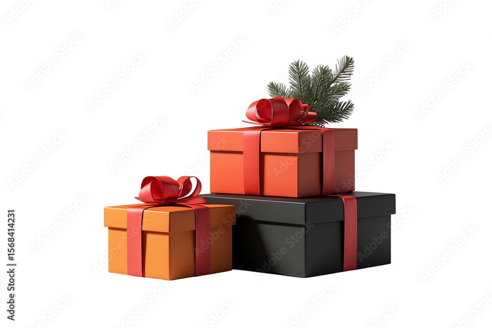 Obraz premium Festive Gift Boxes A 3D Render of Presents for Holidays AIzaSyCXfVqtE-MfKqMoQS3rK0TdJ3ion5GQV3Q