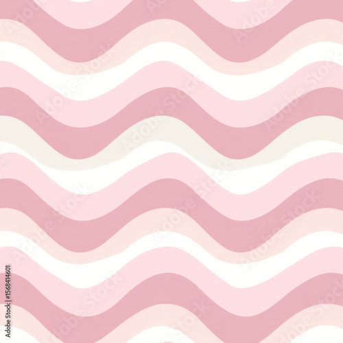 Soft Pastel Pink Ripple Wave Pattern Background Design