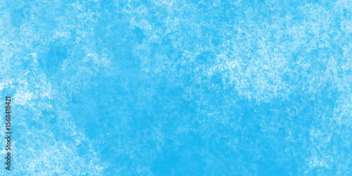 Modern blue powder style grunge textured abstract bright paper watercolor stain with hand paint background, texture for design distressed grunge smoky painted artistic watercolor cyan background.