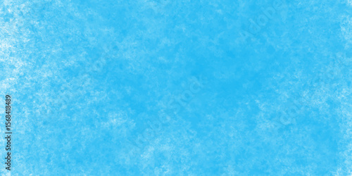 Modern blue powder style grunge textured abstract bright paper watercolor stain with hand paint background, texture for design distressed grunge smoky painted artistic watercolor cyan background.