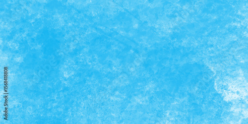 Modern blue powder style grunge textured abstract bright paper watercolor stain with hand paint background, texture for design distressed grunge smoky painted artistic watercolor cyan background.