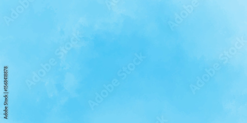 Modern blue powder style grunge textured abstract bright paper watercolor stain with hand paint background, texture for design distressed grunge smoky painted artistic watercolor cyan background.