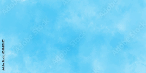Modern blue powder style grunge textured abstract bright paper watercolor stain with hand paint background, texture for design distressed grunge smoky painted artistic watercolor cyan background.