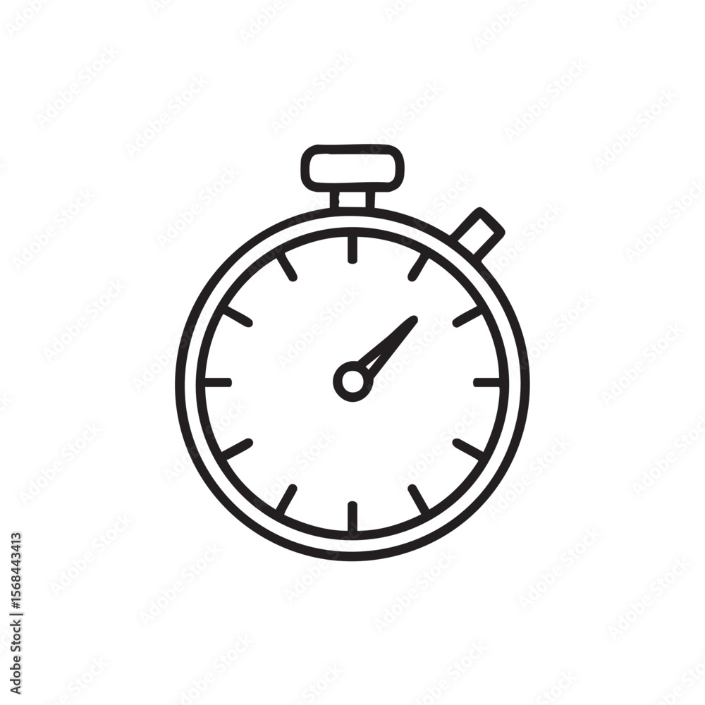Timer concept for time management and efficiency in daily tasks Timer concept for time management and efficiency in daily tasks