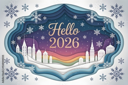 Abstract background with stars and colorful explosion of celebration fireworks for a happy new year design