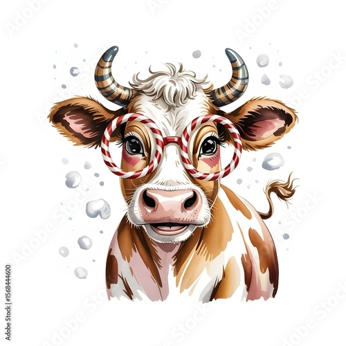 funny cow cartoon
