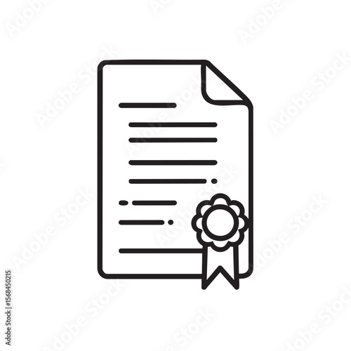 Certificate document design for award recognition and accomplishment