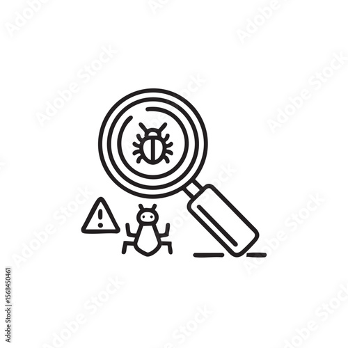 Bug inspection concept for pest control awareness and education