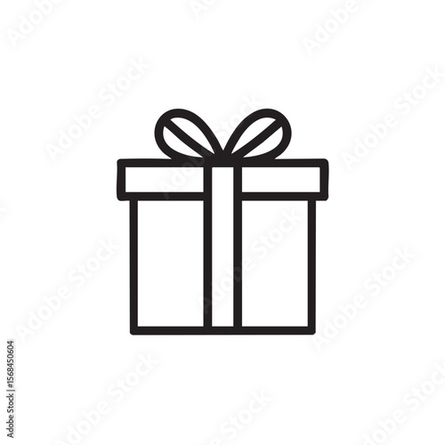 Gift box tied with ribbon for special occasions and celebrations