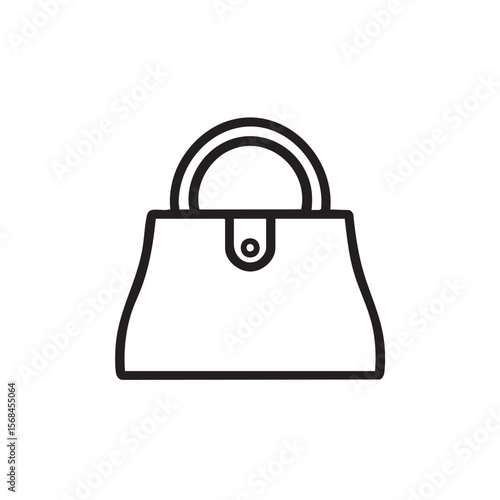 Elegant handbag design for fashion and retail branding purposes