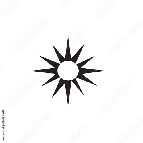 Compass symbol representing navigation and exploration concepts