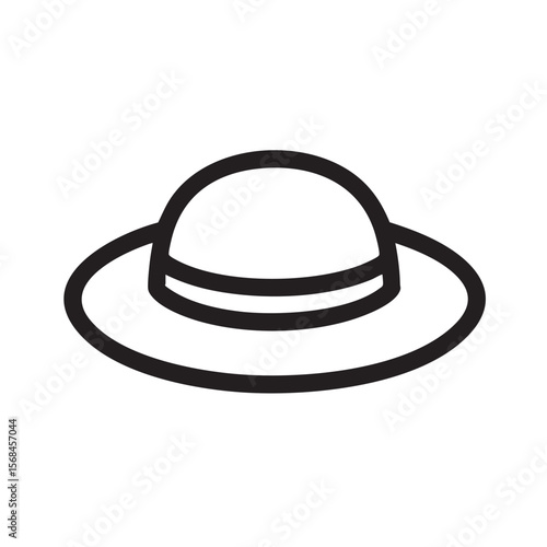 Stylish wide brimmed hat design for summer fashion trends