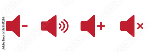 No Sound icon sign mute icon vector illustration. Speaker mute icon isolated on green background. No sound icon. No allowed Sound Sign Animation. EPS 10.