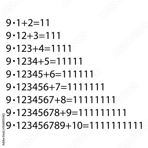Entertaining mathematics interesting for schoolchildren sign