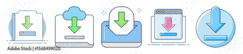 Download and Save Icons Set for Web and Mobile Applications