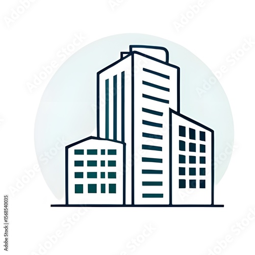 city buildings vector illustration