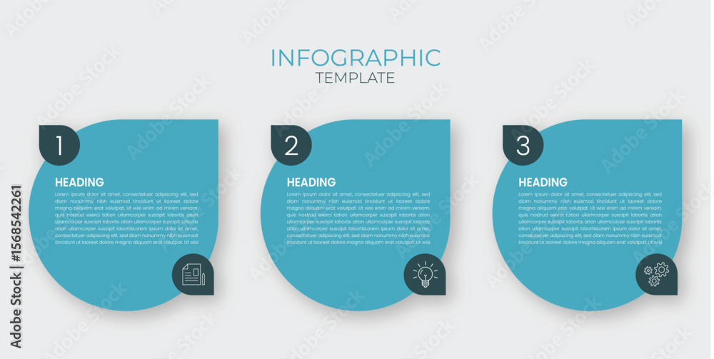 Fototapeta premium Infographic template