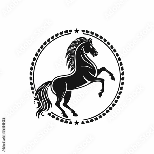 Knight Horse Vector. Knight Horse Logo Design Knight Horse Stock Vector.