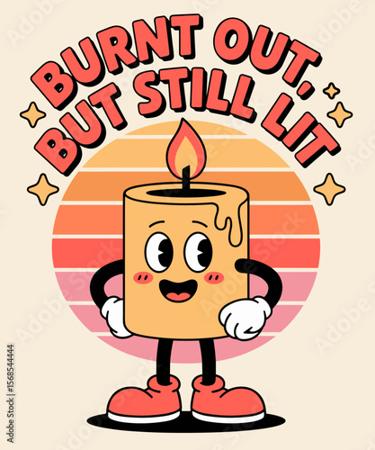 Retro Vintage Burn out and still lit