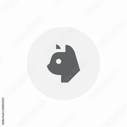 cat caring icon sign vector