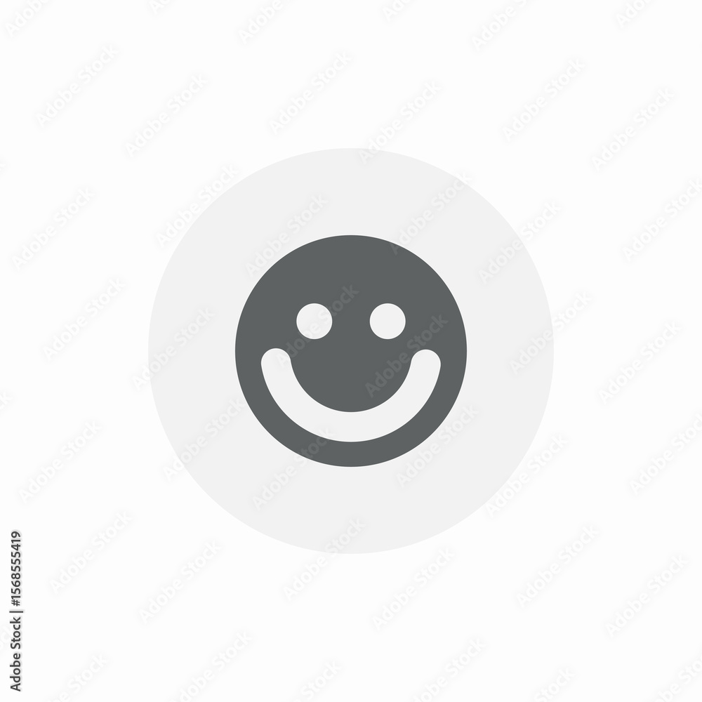 Fototapeta premium happy mood icon sign vector