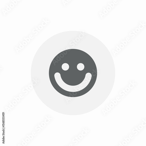 happy mood icon sign vector