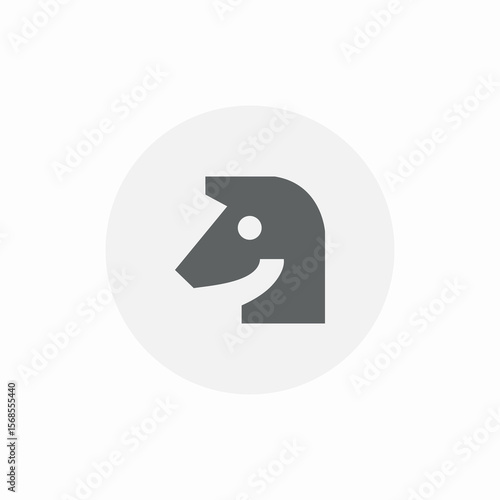 horse care icon sign vector