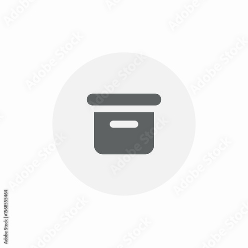 item storage icon sign vector