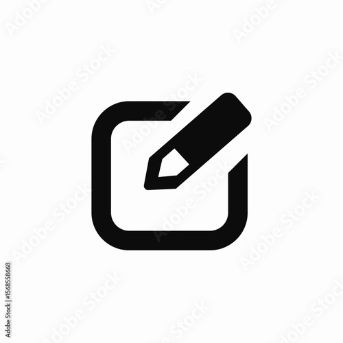 notes create icon sign vector