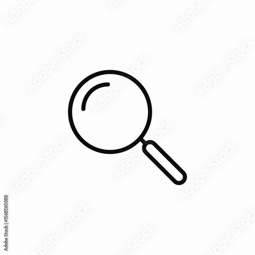 magnify search icon sign vector