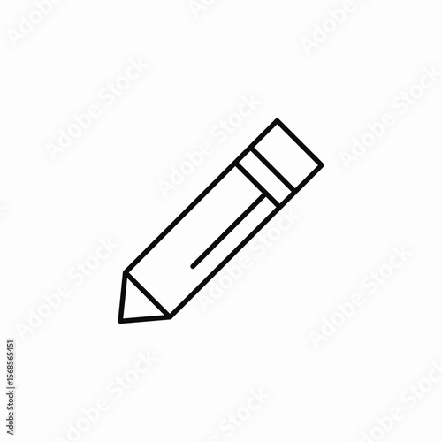 pencil tool icon sign vector