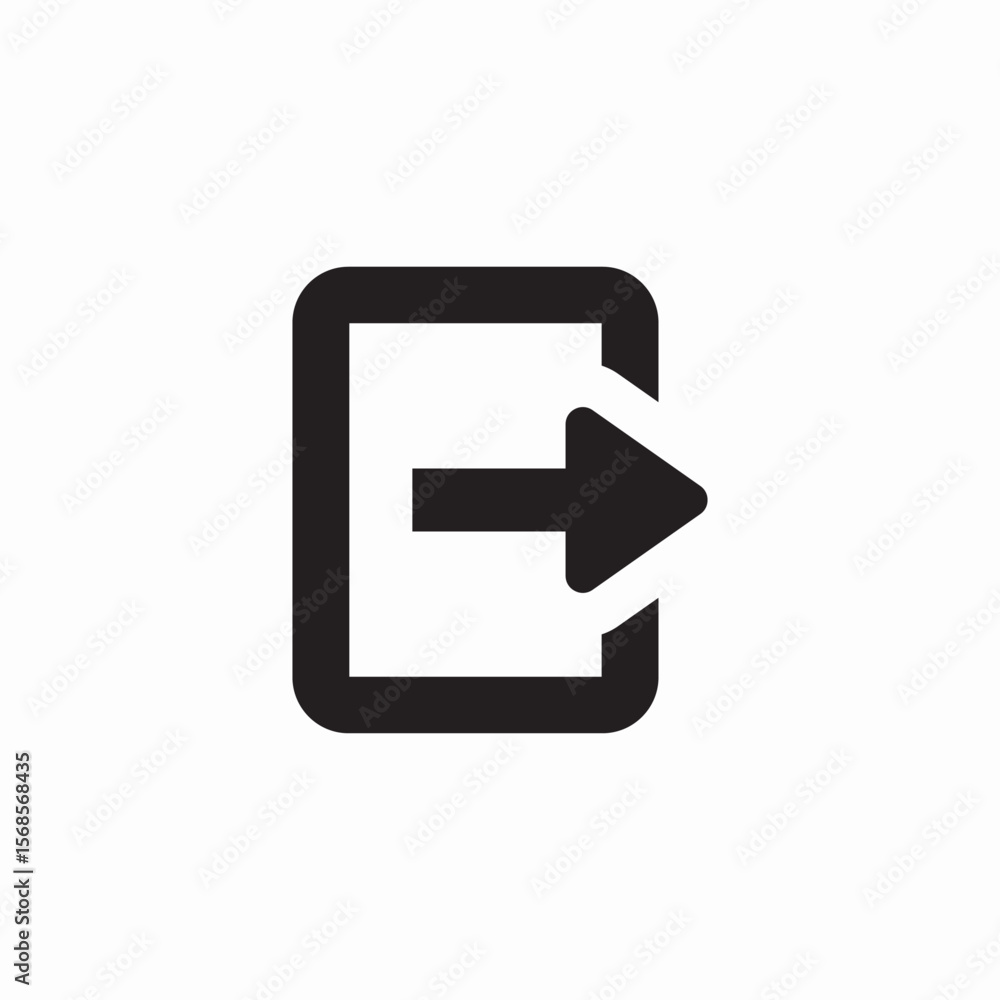 log out icon sign vector log out icon sign vector