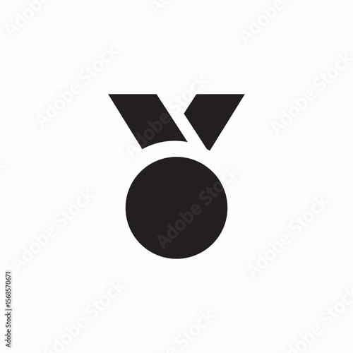medal award icon sign vector