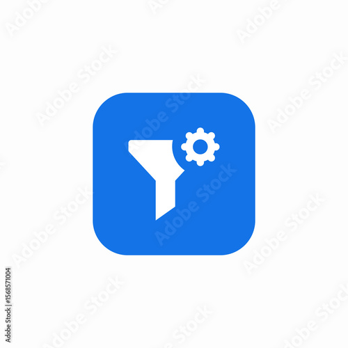settings filter modification icon sign vector