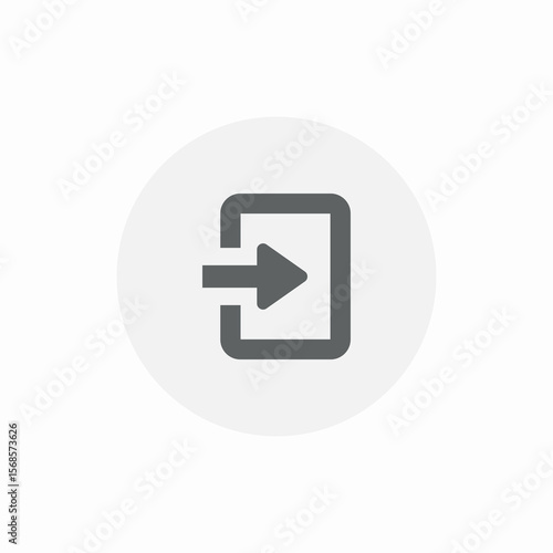 sign in icon sign vector