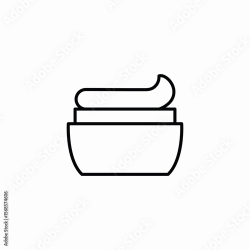 cream cosmetics icon sign vector