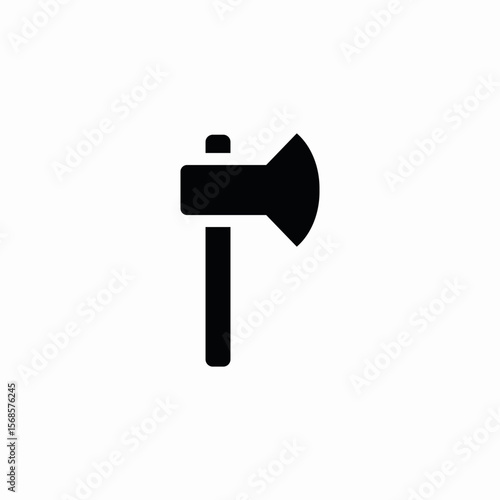 axe tool icon sign vector