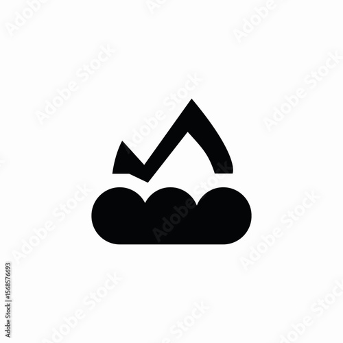fire dust icon sign vector