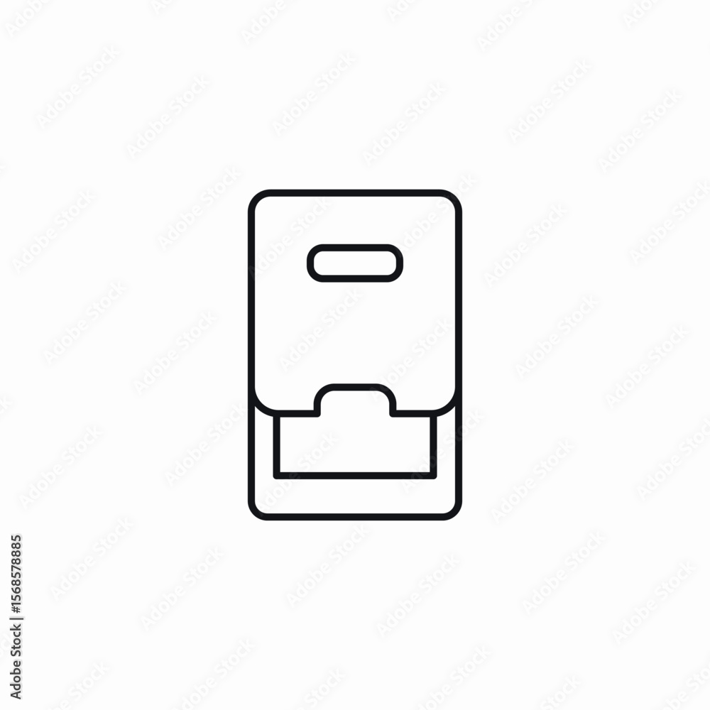 inbox section icon sign vector inbox section icon sign vector