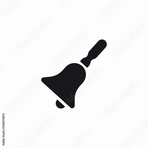 handle bell icon sign vector