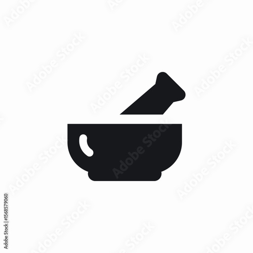 morta pestle icon sign vector