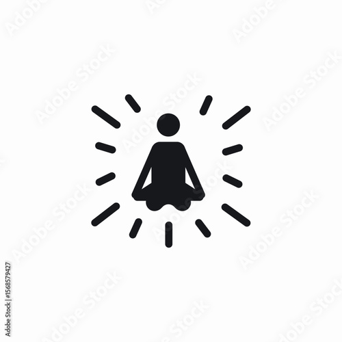 relax calmness icon sign vector