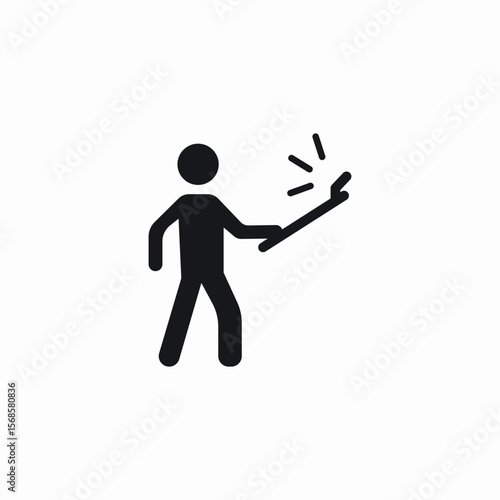 selfie stick icon sign vector